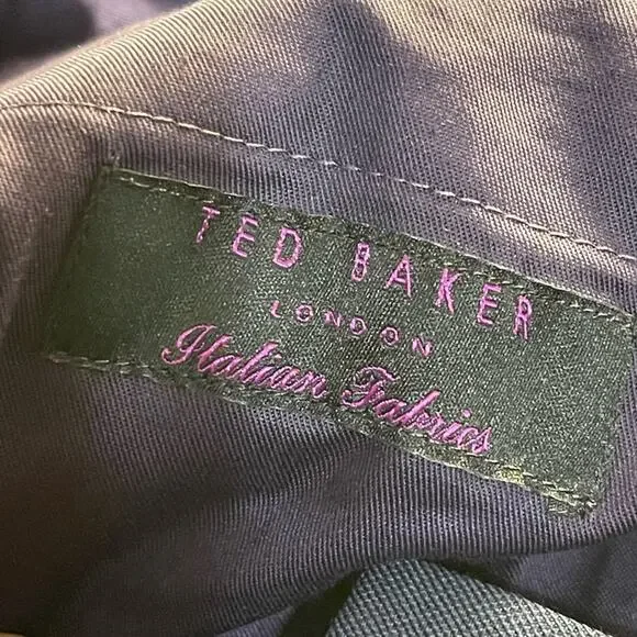 TED BAKER LONDON Men's Luxury Jones CT Dress Pants in Blue 40 x 30 NWOT